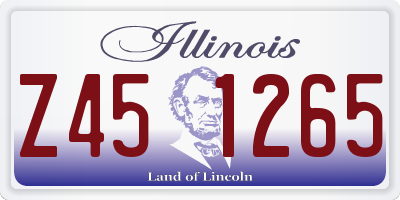 IL license plate Z451265