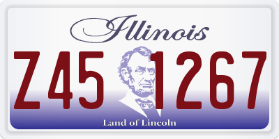 IL license plate Z451267