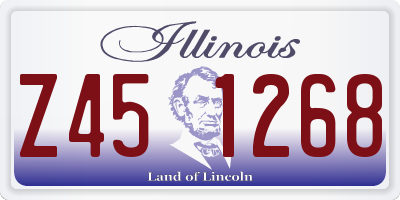 IL license plate Z451268