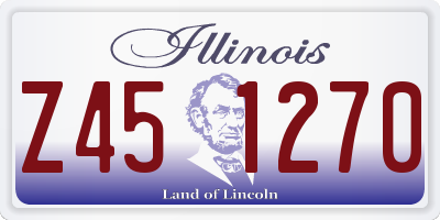 IL license plate Z451270