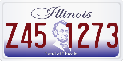IL license plate Z451273