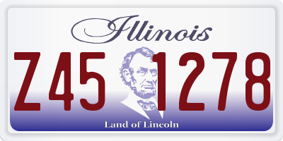 IL license plate Z451278