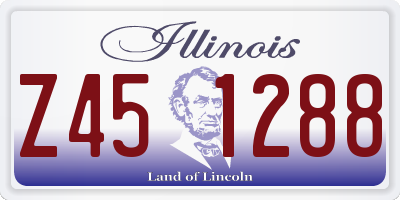 IL license plate Z451288
