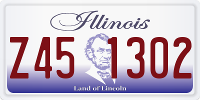 IL license plate Z451302