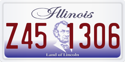 IL license plate Z451306