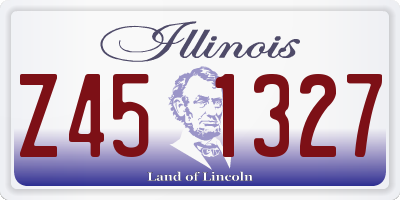 IL license plate Z451327