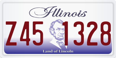 IL license plate Z451328