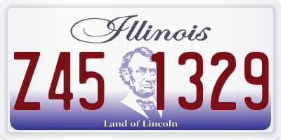 IL license plate Z451329