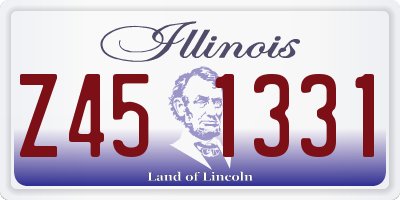 IL license plate Z451331