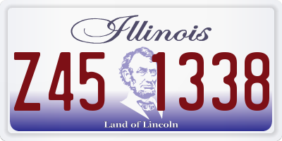 IL license plate Z451338