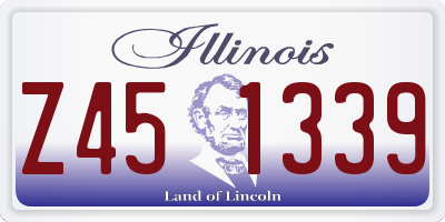 IL license plate Z451339