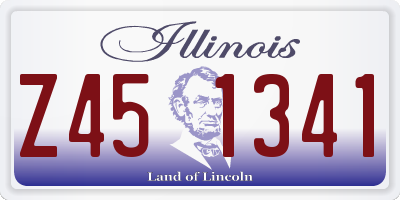 IL license plate Z451341