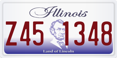 IL license plate Z451348