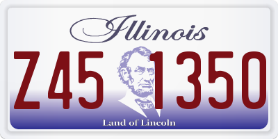 IL license plate Z451350