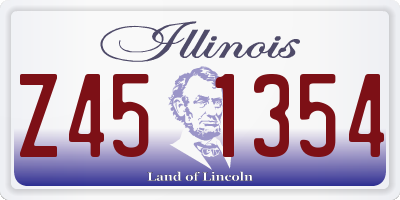 IL license plate Z451354