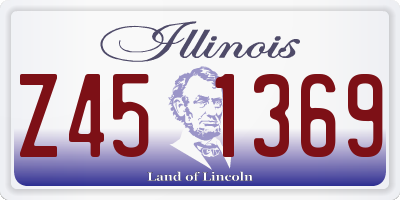 IL license plate Z451369