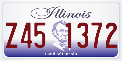 IL license plate Z451372