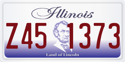 IL license plate Z451373