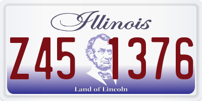 IL license plate Z451376
