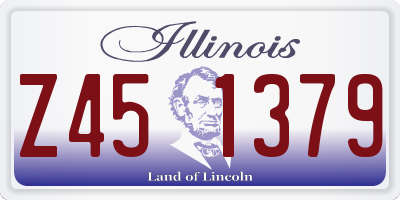 IL license plate Z451379