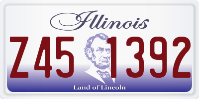 IL license plate Z451392