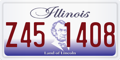 IL license plate Z451408
