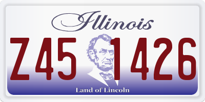 IL license plate Z451426