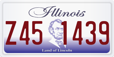 IL license plate Z451439