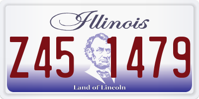 IL license plate Z451479