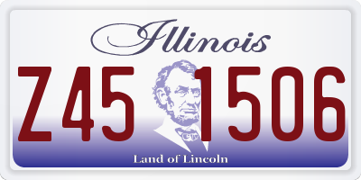IL license plate Z451506