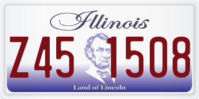 IL license plate Z451508