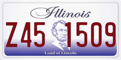 IL license plate Z451509