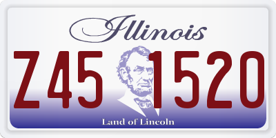 IL license plate Z451520