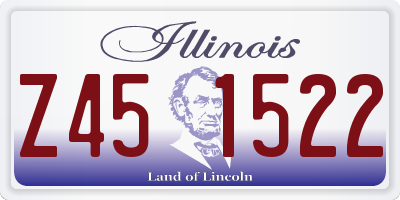IL license plate Z451522