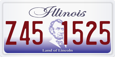 IL license plate Z451525