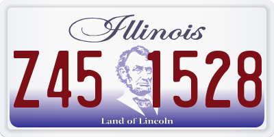 IL license plate Z451528