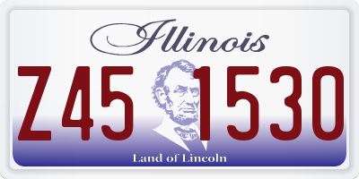 IL license plate Z451530