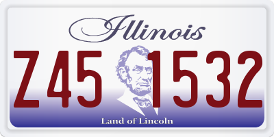 IL license plate Z451532