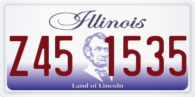 IL license plate Z451535