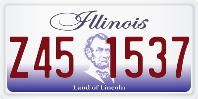 IL license plate Z451537
