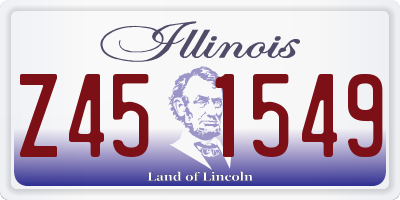 IL license plate Z451549