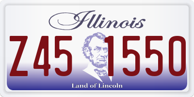 IL license plate Z451550