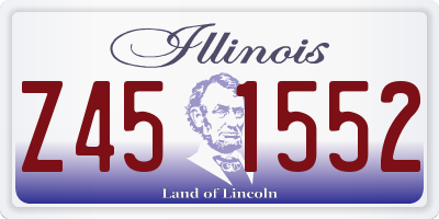 IL license plate Z451552