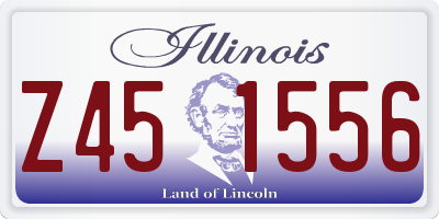 IL license plate Z451556