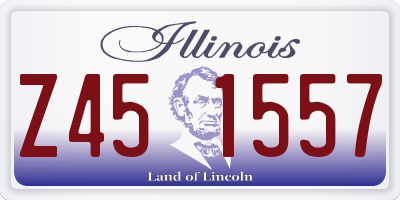 IL license plate Z451557