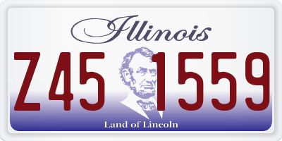 IL license plate Z451559