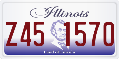 IL license plate Z451570