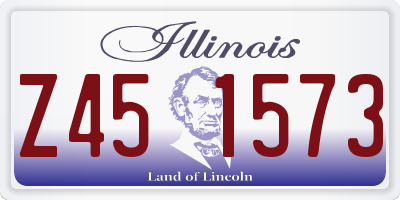 IL license plate Z451573