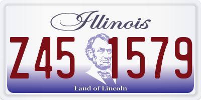 IL license plate Z451579