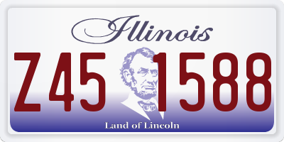 IL license plate Z451588